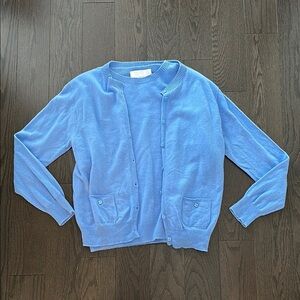 Vanise blue cashmere sweater set